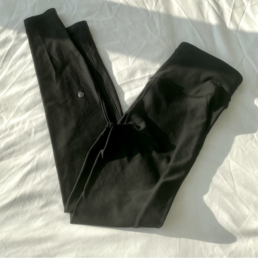 Worn once Lululemon Base Pace High-Rise Fleece Legging/Tight 28"